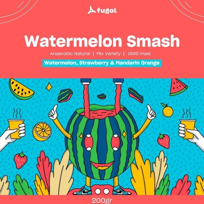 

Kopi Arabika Watermelon Smash! 200 gram Natural ( Biji / Bubuk )