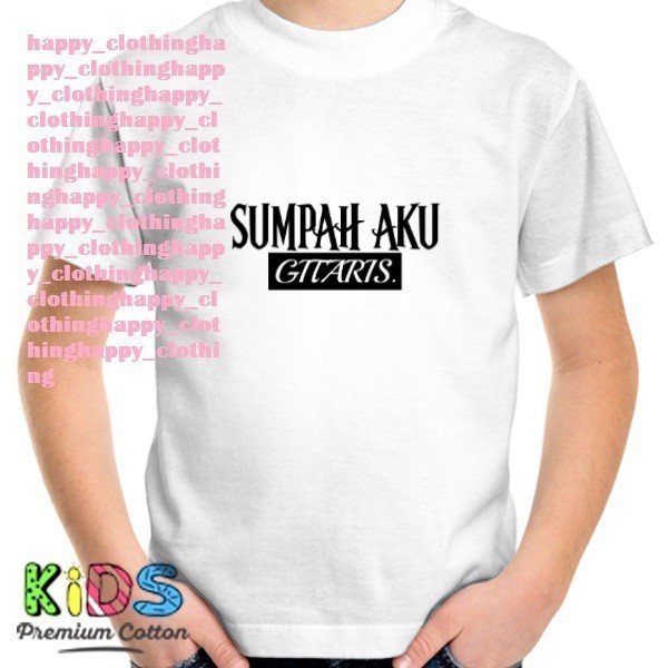 Kaos T Shirt Pria gitaris guitar gitar