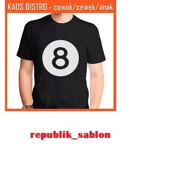 Kaos T Shirt Pria Billiard