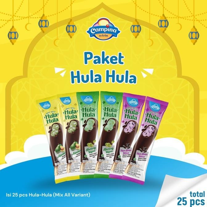

PAKET ICE CREAM CAMPINA HULA-HULA - ES KRIM