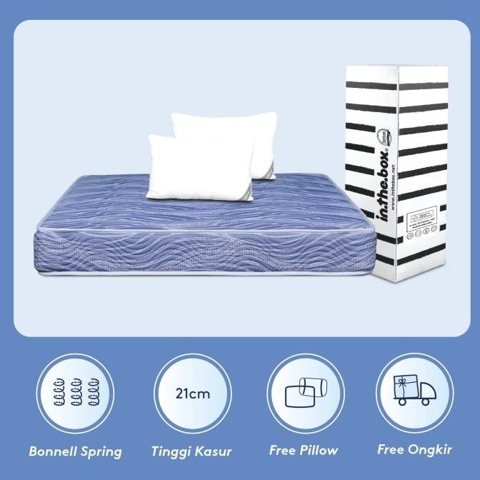 Kasur Spring Bed INTHEBOX Alpha - FREE Bantal