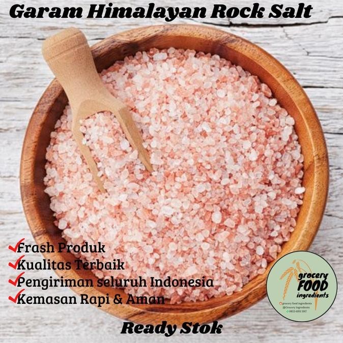 

Garam Himalayan Rock Salt 500gr 100% Asli / Pure Himayalan Rock Salt