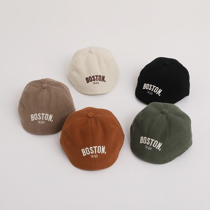 Topi Anak Laki Laki Unisex Usia 2-6 Tahun Topi Flat Cap Lucu