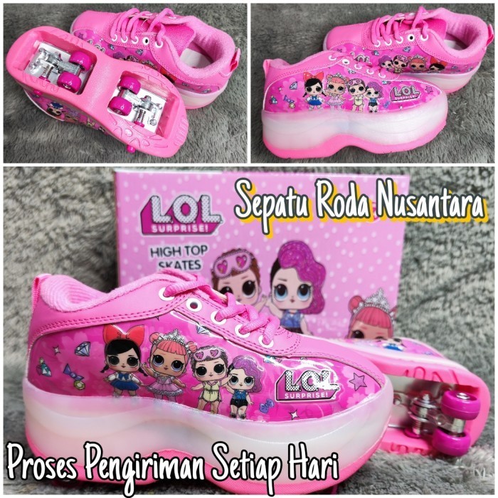 SEPATU RODA 4 ANAK LED ROLLER SHOES / SEPATU RODA 4 ORIGINAL BEST QUALITY
