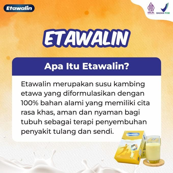 

Etawalin Original Susu Kambing Etawa Atasi Masalah Nyeri Sendi Tulang H24M