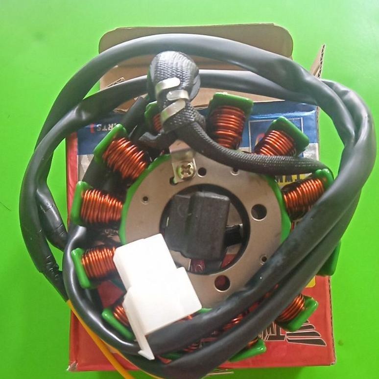 (KUALITAS PREMIUM)SPUL VIAR 200CC 12 POLE/LILITAN 93MM-SPUL VIAR SPUL 12 LILITAN VIAR SPAREPART MOTO