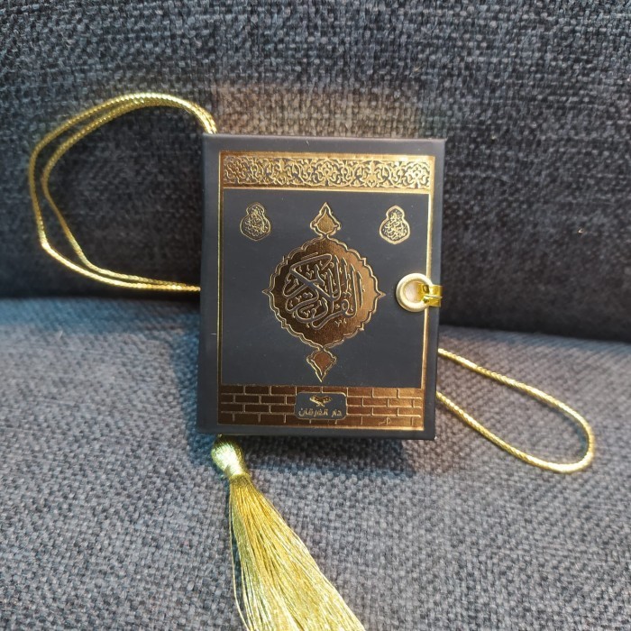 Mini Al Quran Gantungan Hiasan Aksesoris Mobil Kaligrafi Turki