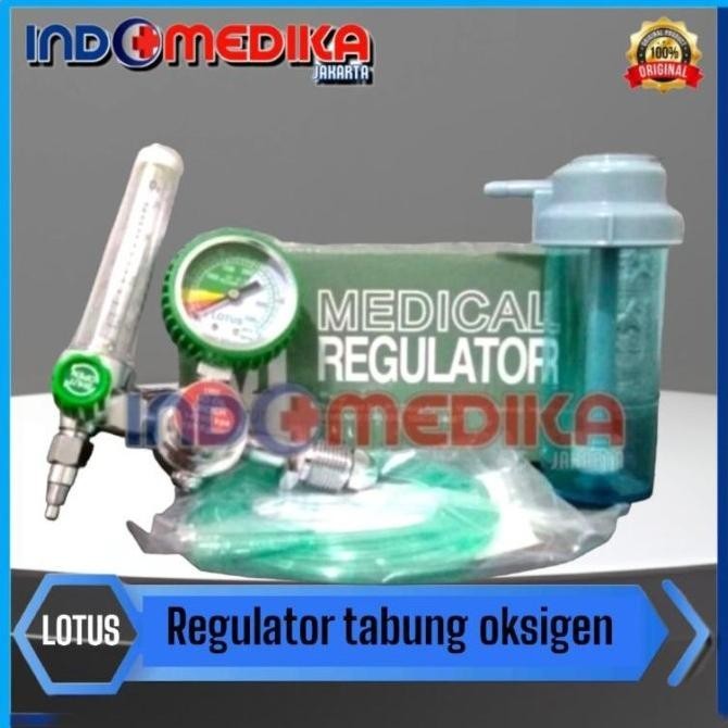 Regulator Oksigen - Regulator Tabung Oksigen - Regulator Medis - Cucubintan