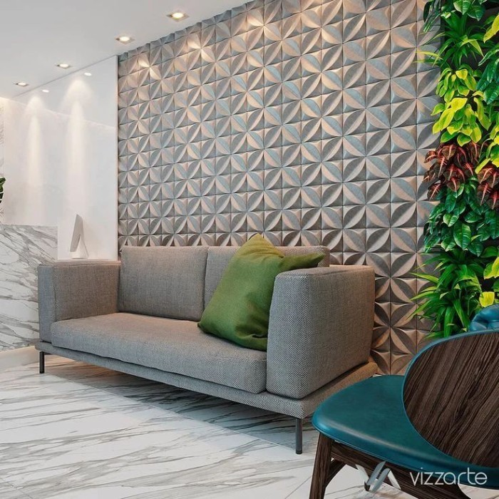 bata tempel 3d mozaik minimalis