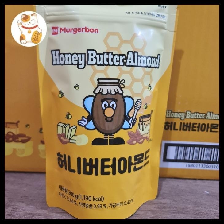 

Murgerbon Almond Rasa Honey Butter 200 Gr Originalll 100%