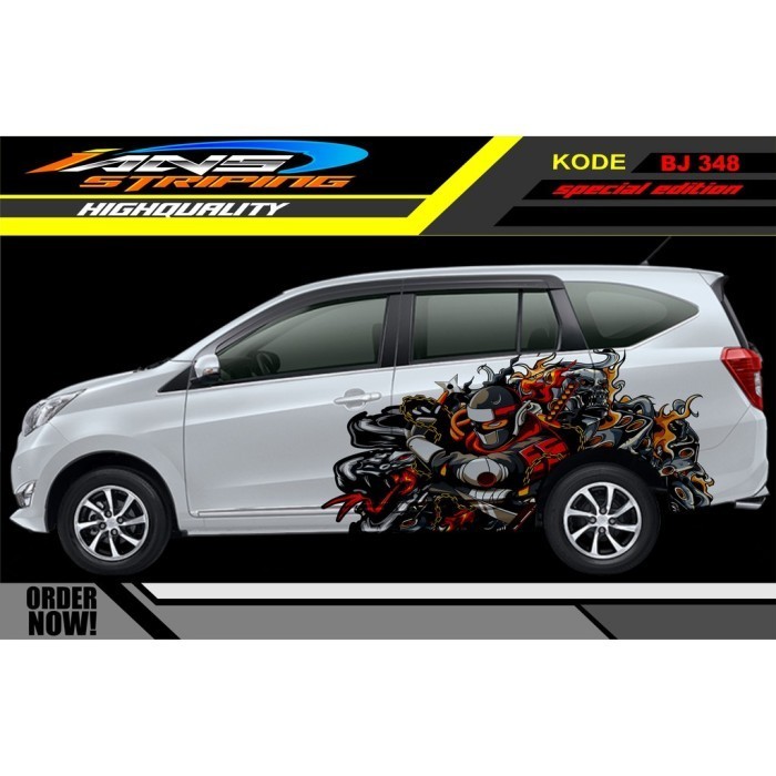 Stiker Mobil Sigra / Sticker Mobil Calya / Decal Sticker Mobil /
