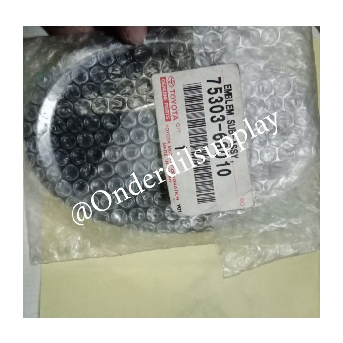 Emblem Kap Mesin Kap Motor Toyota Wish Zge2 Cbu Original