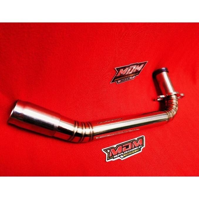 LEHERAN KNALPOT MIO SOUL KARBU UKURAN 32 CACING KOLONG / MDM ALL SPEK