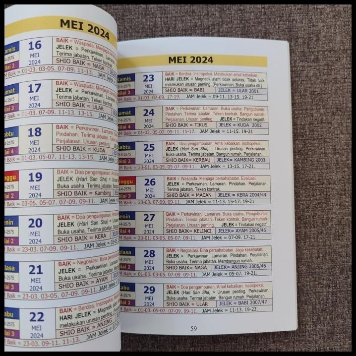 

TERMURAH ALMANAK FENG SHUI 2024 MAS DIAN MRE - KALENDER FENGSHUI