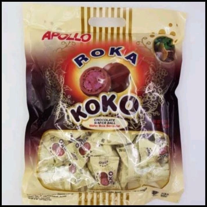 

DISKON APOLLO ROKA KOKO WAFER BALL APOLLO KOKO COKLAT BOLA WAFER KOKO ROKA