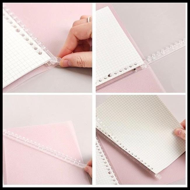 

BEST DEAL B 071 | BINDER BOOK SIZE B5 | DUSTY PLAIN COLOR SLIM FILE BINDER | - ABU MUDA !!!