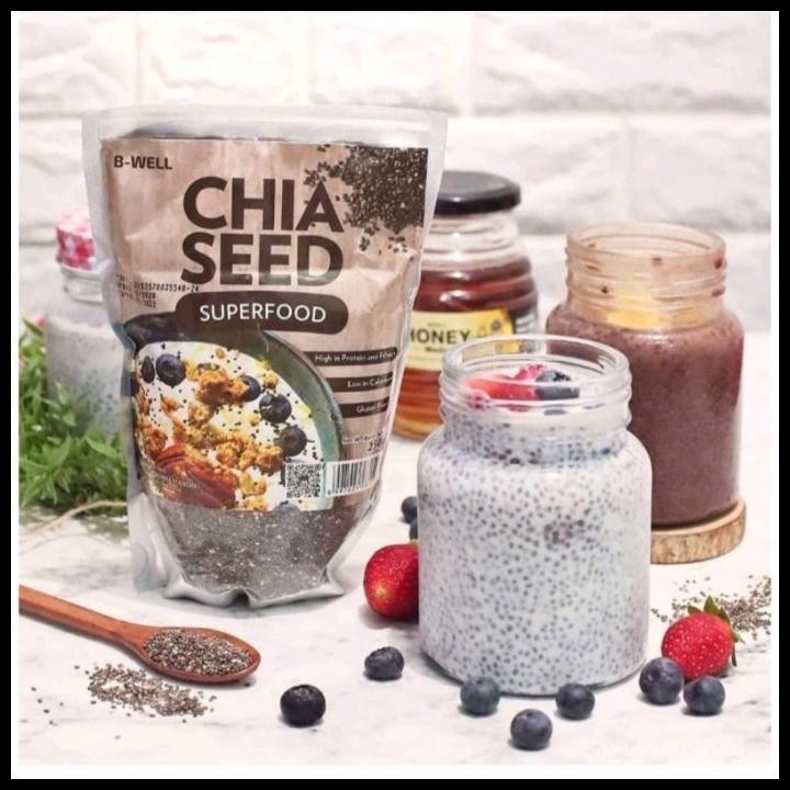 

TERMURAH B-WELL CHIA SEED PERU 1KG SUPER FOOD BWELL CHIA SEED IMPOR BIJI CHIA !!!