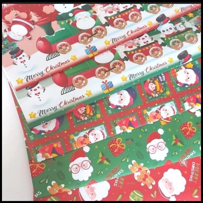 

DISKON GIFT WRAP NATAL XMAS CHRISTMAS KERTAS KADO TAMBAHAN JASA BUNGKUS KADO !!