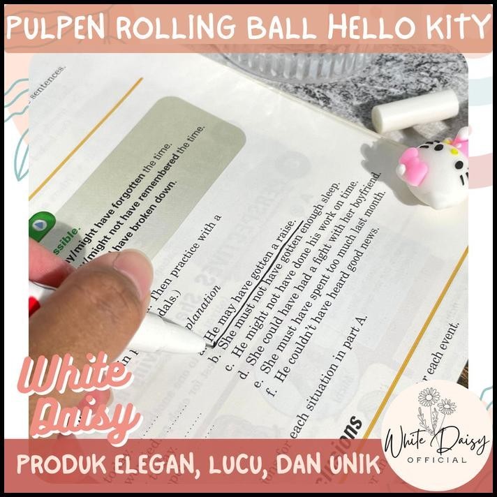 

TERBARU PULPEN ROLLING BALL HELLO KITY PREMIUM PENA BOLA PUTAR SATUAN LUSINAN