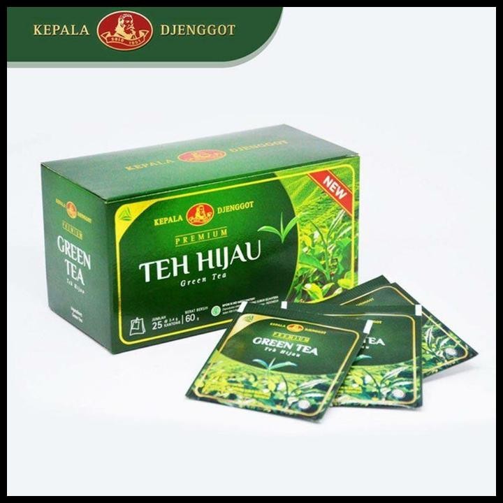 

DISKON TEH HIJAU CELUP KEPALA DJENGGOT KEPALA JENGGOT 25PCS - GREEN TEA !!!!