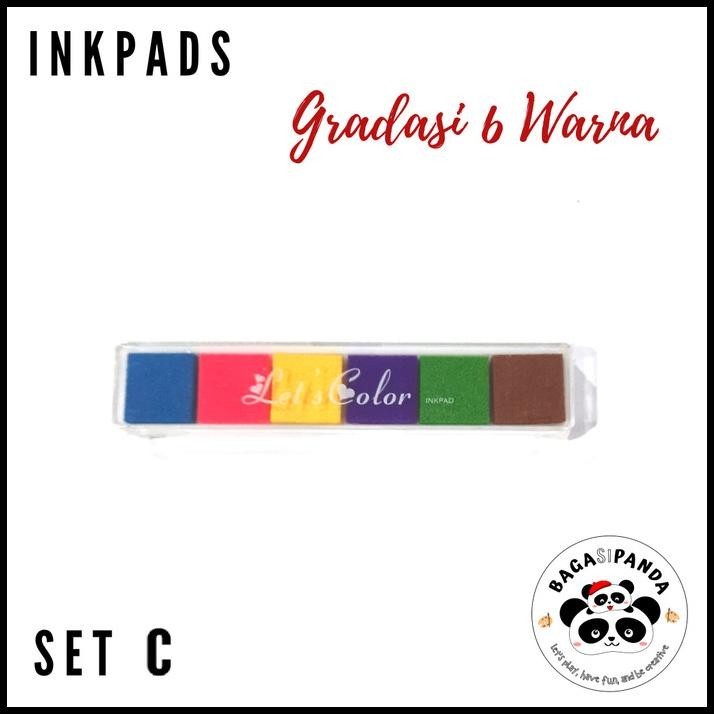 

DISKON INKPAD 6 WARNA/ BAK CAP 6 WARNA/ FINGER PRINT ART !!