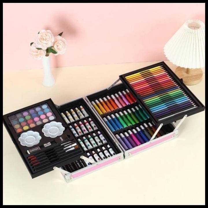 

DISKON ALAT GAMBAR KOPER BESI CRAYON CAT AIR PENSIL WARNA MARKER 145 PC !!!