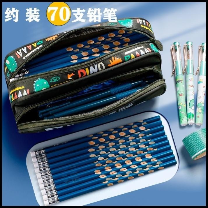 

DISKON PENCIL BOX ASTRONAUTS KOTAK PENSIL ROBOTS BIG PENCIL ORGANIZER BAG KOT !!!!!