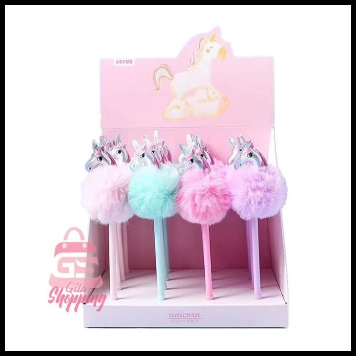 

TERMURAH PULPEN POM POM / PENA LUCU IMUT KOREAN GEL PEN / PEN BULU - READY COD !!!