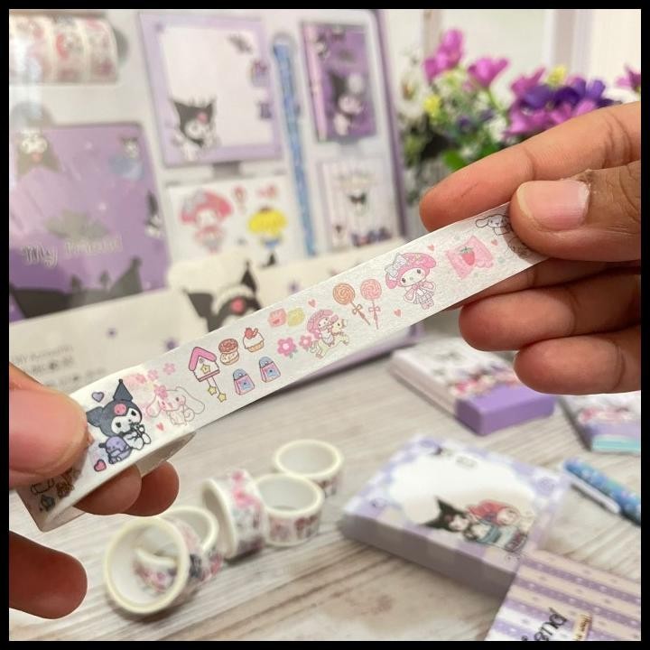 

DISKON PAKET JURNAL 7 IN 1 KUROMI SANRIO FAVORIT LENGKAP SUPER UNIK MURAH !