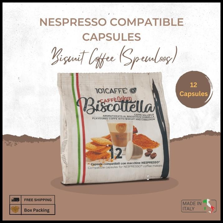 

TERBARU NESPRESSO CAPSULES- BISCOTTELLA FLAVOUR COFFEE (12 CAPSULES) !!!!