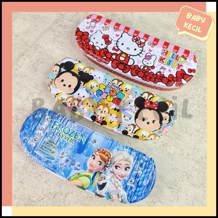 

TERMURAH KOTAK PENSIL KALENG 2 SUSUN MOTIF KARAKTER / PENCIL CASE 2 SUSUN !!