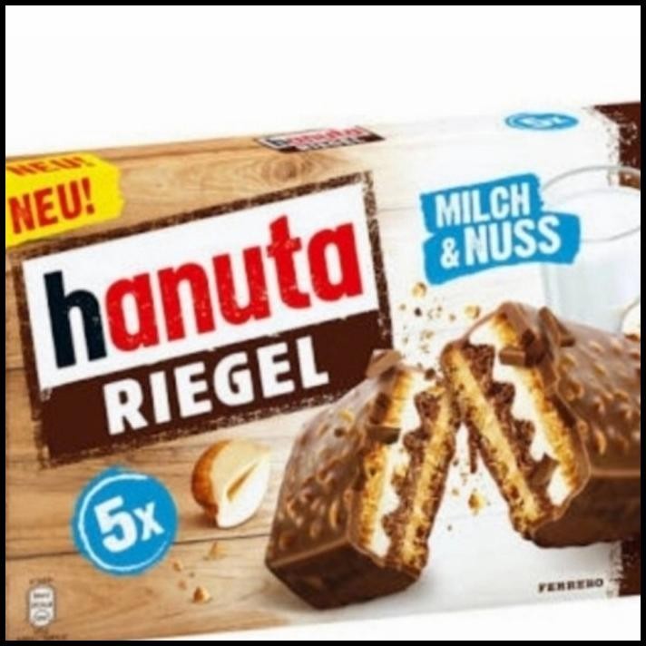 

Hanuta Riegel Milch & Nuss 5X