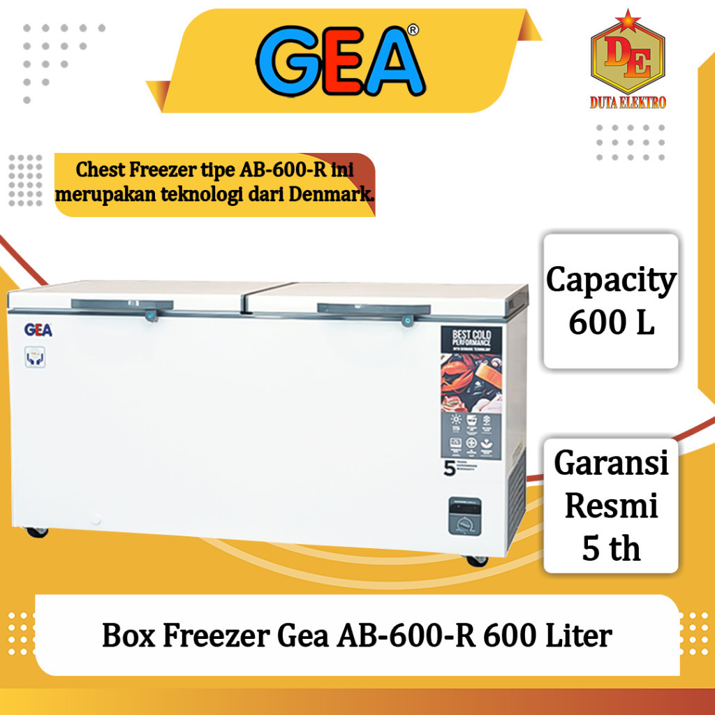 Box Freezer Gea AB 600 R Chest Freezer 600 Liter