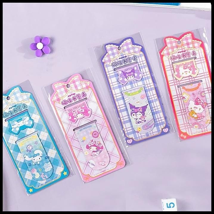 

BEST DEAL TOKKADO SANRIO KUMI BOOKMARK MAGNET PEMBATAS PENANDA BUKU BOOK LUCU !!!!!
