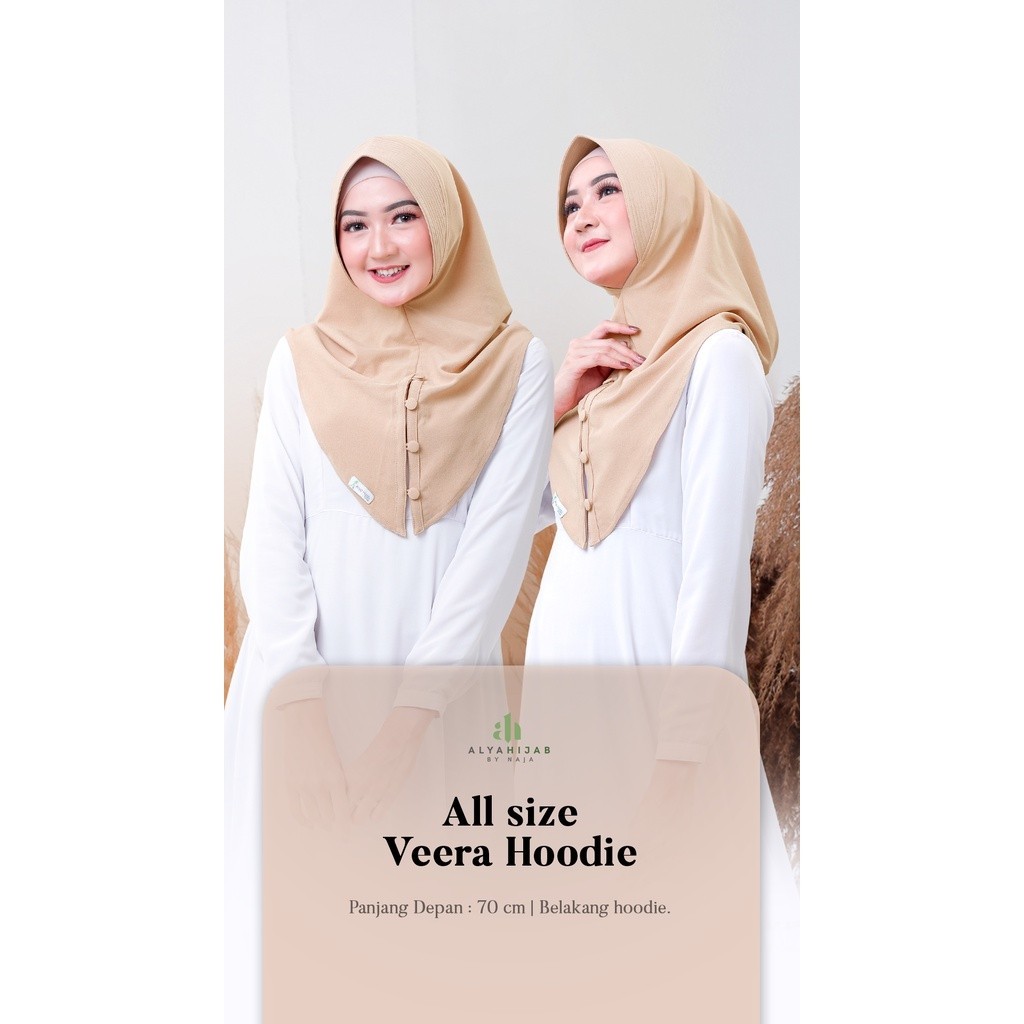 XML VEERA HOODIE/ HIJAB HOODIE ALYA HIJAB BY NAJA - ALL SIZE AC8