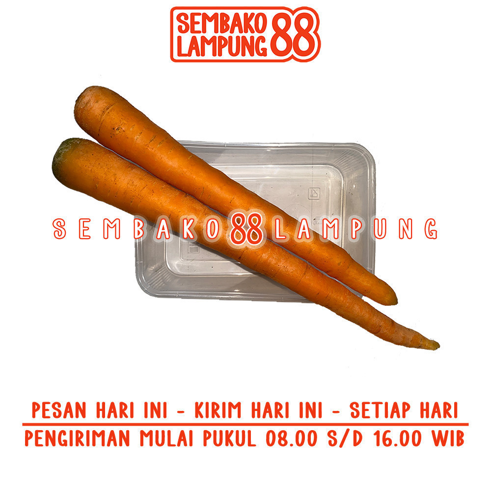 

Wortel 250 Gr | Sembako Lampung 88