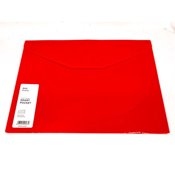 

Daiichi Smart Pocket - Map Plastik A4 Warna Merah