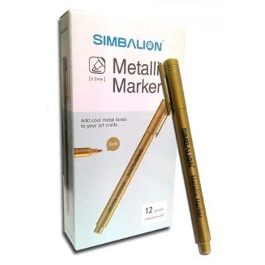 

Simbalion - Metallic Marker Warna Gold 1.2 mm