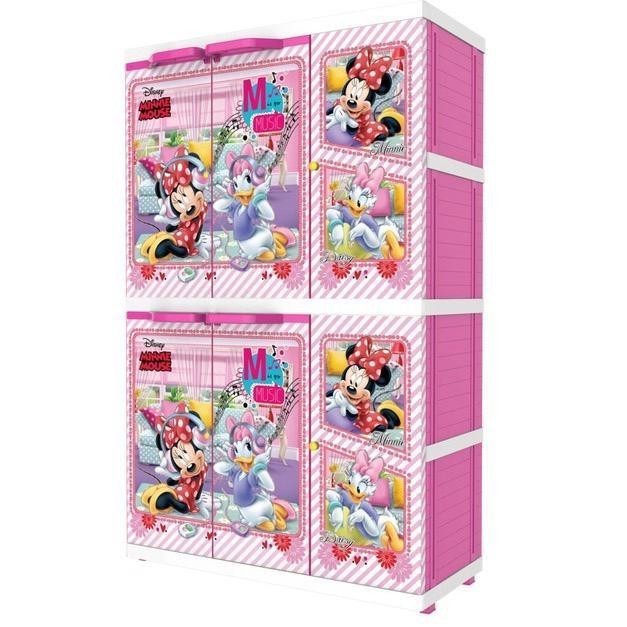 Lemari Plastik Jumbo Anak Karakter Premium Naiba 3 Pintu