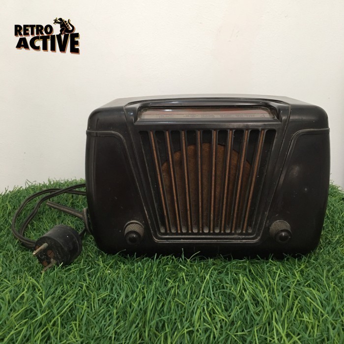 [RSY] Radio tabung philips ebonit jadul antik vintage roti lawas