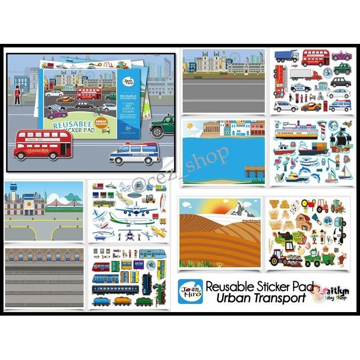 

BEST DEAL JOAN MIRO REUSABLE STICKER PAD - BUKU STIKER ANAK !!!