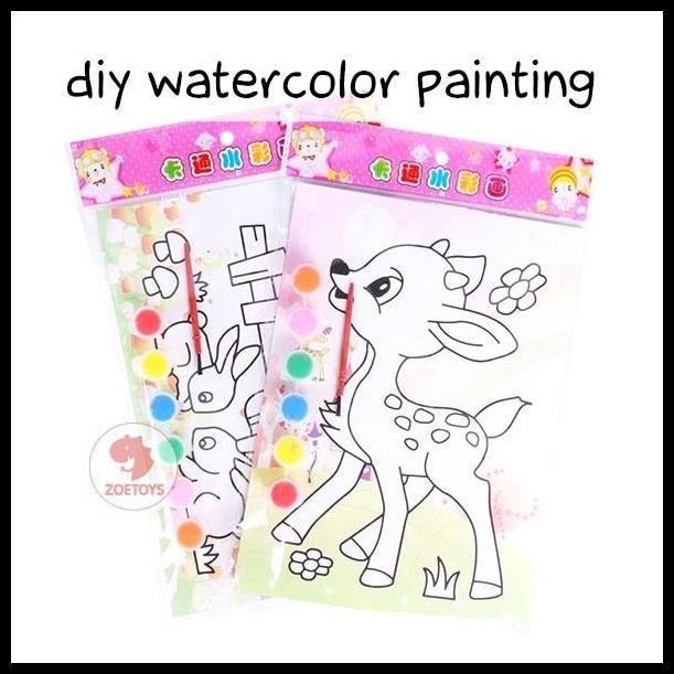 

TERMURAH ZOETOYS DIY WATERCOLOR PAINTING !!!!!!!