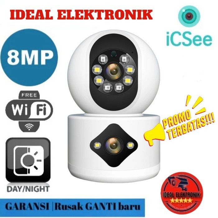 New Ip Camera / Ipcam Icsee 8Mp Infrared Cctv