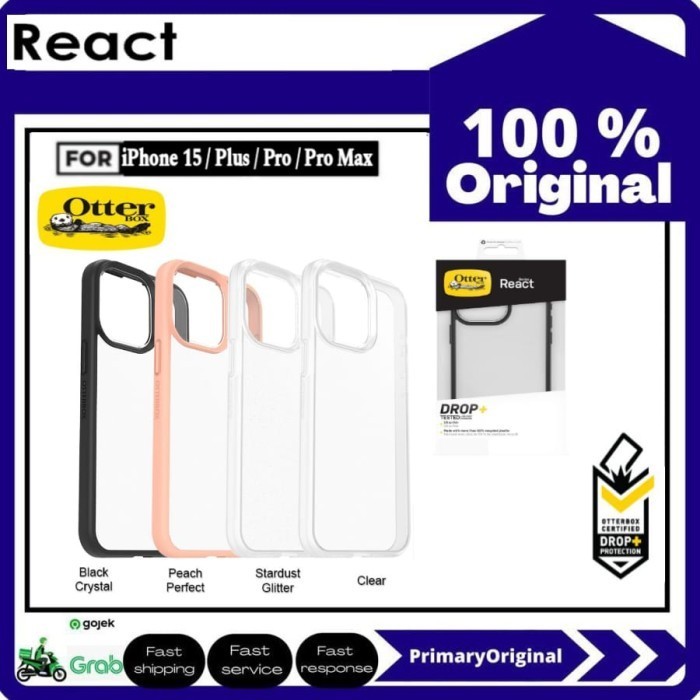 OTTERBOX Case iPhone 15 Pro Max 15 Pro OTTERBOX React Casing - Primary Focuss