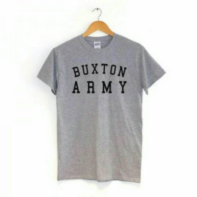 Kaos T Shirt Pria Buxton Army