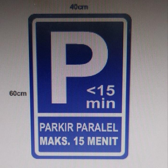 

Rambu Parkir 60X40Cm. Alumunium