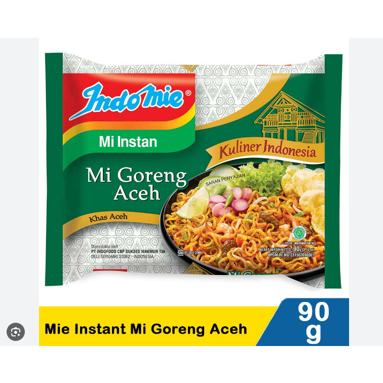 

Mie Indomie Mi Goreng Aceh Original