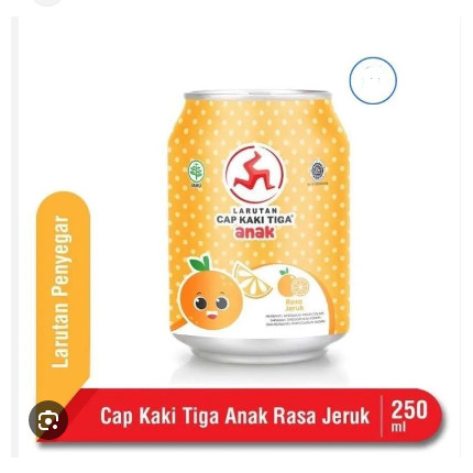 

Larutan Cap Kaki Tiga Anak Jeruk Kaleng Orignal