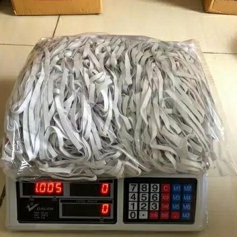Karet elastis ukuran 0,8 cm / karet 8mm / karet elastis kiloan