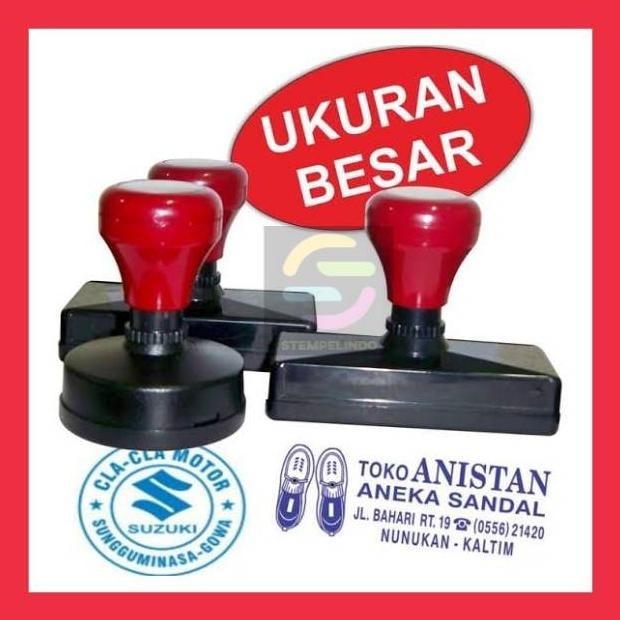 

Galuhferdian552 Stempel Flash Ukuran Besar Jumbo & Sedang Free Custom Design Murah